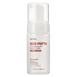 Rice Pepta Collagen Glow Bubble Toner 100 ml by NACIFIC