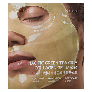 Green Tea Cica Collagen Gel Mask (4 stuks) by NACIFIC