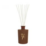 Cuoio Etrusco decanter painted vase 3 lit